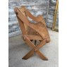 A 19thC Pitch Pine Glastonbury Chair