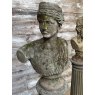 Fine Reclaimed Bust On Plinth Of Athena