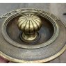 A Large Victorian Brass Bell Pull