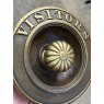 A Large Victorian Brass Bell Pull