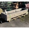 A Fabulous Carved Limestone Horse Trough
