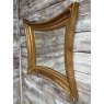A Fabulous "Squashed" Gilded Wall Mirror c1900
