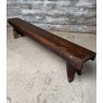 Rustic Antique 19thC Pine Pig Bench