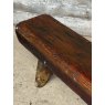 Rustic Antique 19thC Pine Pig Bench