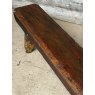 Rustic Antique 19thC Pine Pig Bench