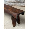 Rustic Antique 19thC Pine Pig Bench