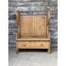 A Rustic Antique Country Made Pine Settle