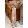 A Rustic Indian Teak Plinth