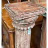 A Rustic Indian Teak Plinth