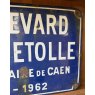 Antique French Enamel Street Sign