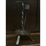 Antique 18th Century Sprung Iron Candle Holder