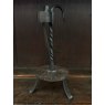 Antique 18th Century Sprung Iron Candle Holder
