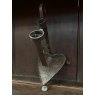 Antique 18th Century Sprung Iron Candle Holder