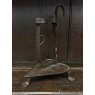Antique 18th Century Sprung Iron Candle Holder