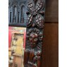 An Interesting 17th Century Carved Oak Mirror