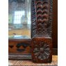 An Interesting 17th Century Carved Oak Mirror