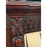 An Interesting 17th Century Carved Oak Mirror