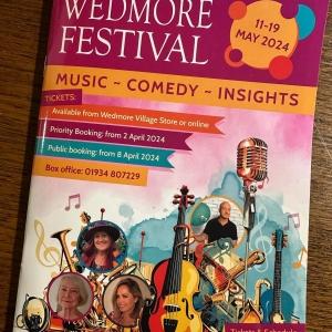 Proud to be supporting the 2024 Wedmore Festival @artsfestwedmore A fabulous mix of music, comedy and...