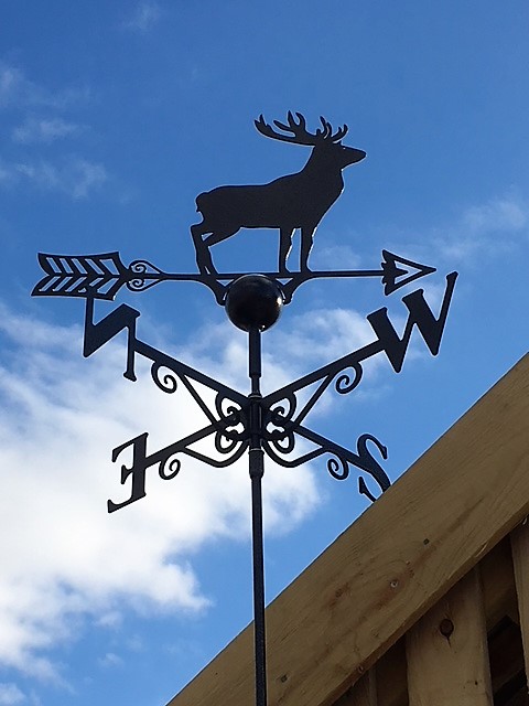 Stag weathervane